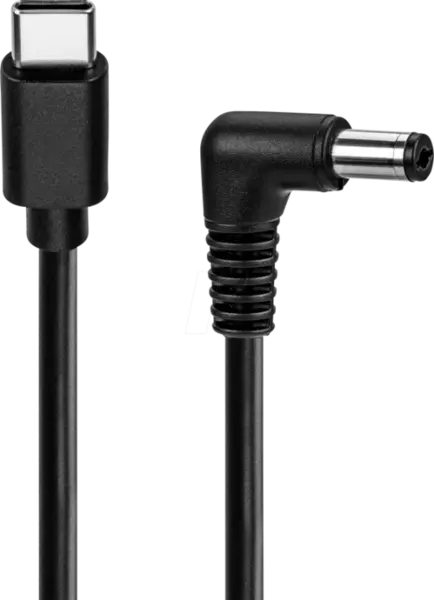Cablu incarcare USB type C la DC 2.5 x 5.5mm 5V/3A 1m, Goobay G78969
