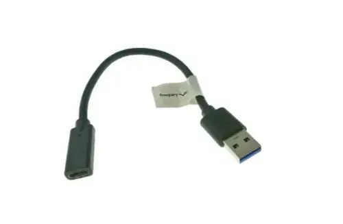 Cablu Lanberg OTG AD-UC-UA-03, USB Tip-C - USB 3.1, 15 cm (Negru)