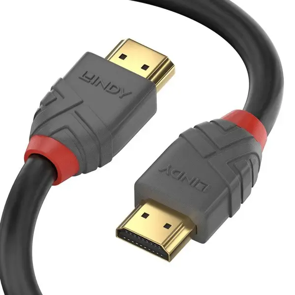 Cablu Lindy 0.3m High Speed HDMI, Anthra Cablu Lindy 0.3m High Speed HDMI, Anthra