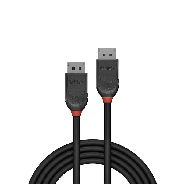 Cablu Lindy 0.5m DisplayPort 1.2, Black Cablu Lindy 0.5m DisplayPort 1.2, Black