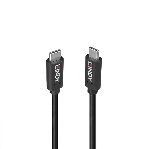 Cablu Lindy 0.5m USB 3.2 A to C 20Gbps Cablu Lindy 0.5m USB 3.2 C co C 20Gbps