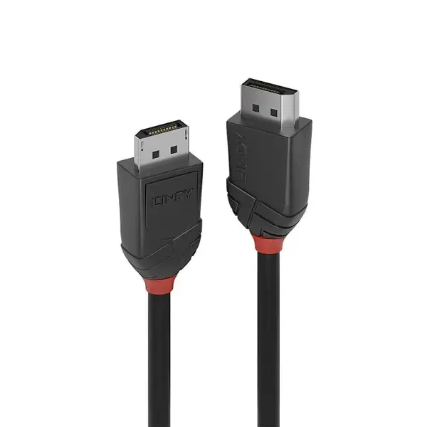 Cablu Lindy 1.m DisplayPort 1.2, Black Cablu Lindy 1.m DisplayPort 1.2, Black