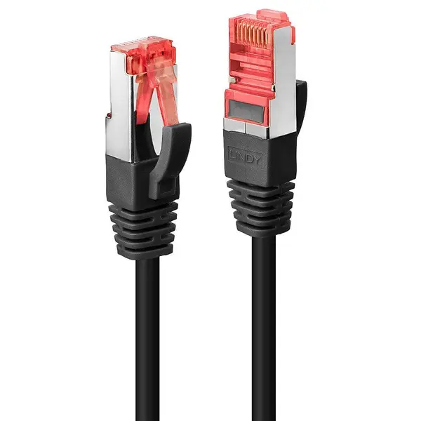 Cablu Lindy 1m Cat.6 S/FTP Network Black Cablu Lindy 1m Cat.6 S/FTP Network Black