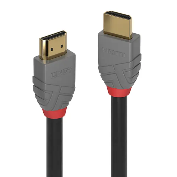 Cablu Lindy 1m HDMI 2.0 Anthra Line Cablu Lindy 1m HDMI 2.0 Anthra Line