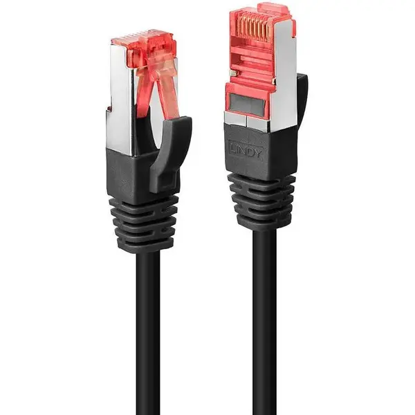 Cablu Lindy 3m Cat.6 S/FTP Network Black Cablu Lindy 3m Cat.6 S/FTP Network Black