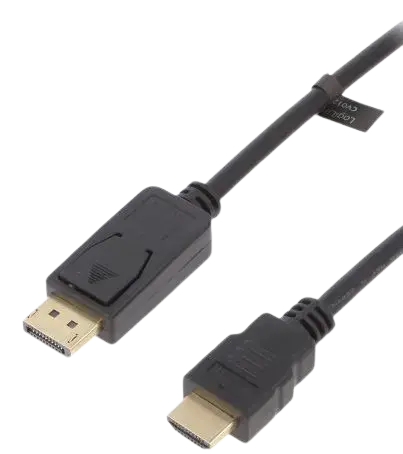 Cablu Logilink CV0127 DisplayPort-HDMI (Negru)