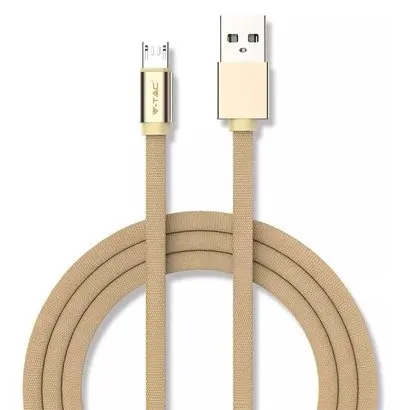 Cablu micro USB 1M ruby editon - auriu V-TAC SKU-8495
