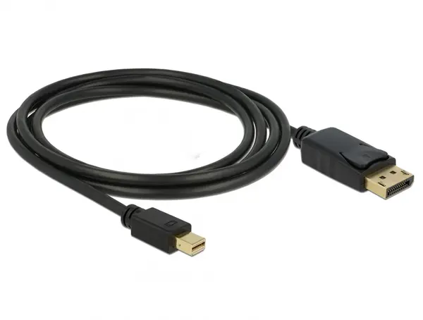 Cablu mini DisplayPort la DisplayPort 4K60Hz T-T ecranat 2m, Delock 82438