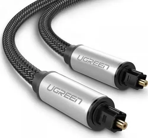 Cablu optic Ugreen 10539, Toslink - Toslink, 1m (Argintiu)
