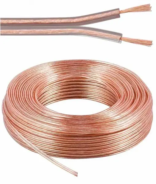 Cablu pentru boxe transparent 2.5mm2 25m, kjpr-02-25