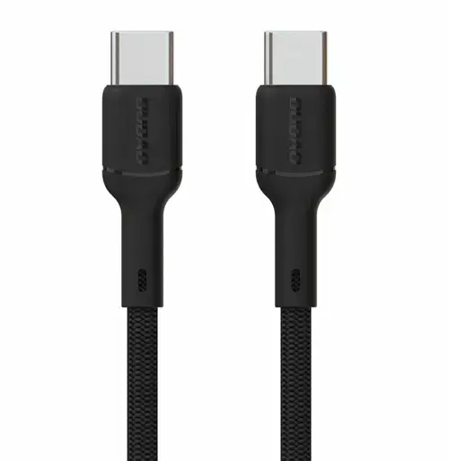 Cablu pentru incarcare si transfer de date Dudao L9C, USB-C la USB-C, 65W, 2m (Negru)