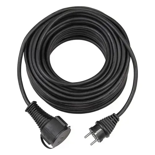 Cablu prelungitor Brennenstuhl, 25m H05RR-F3G2,5 negru IP44