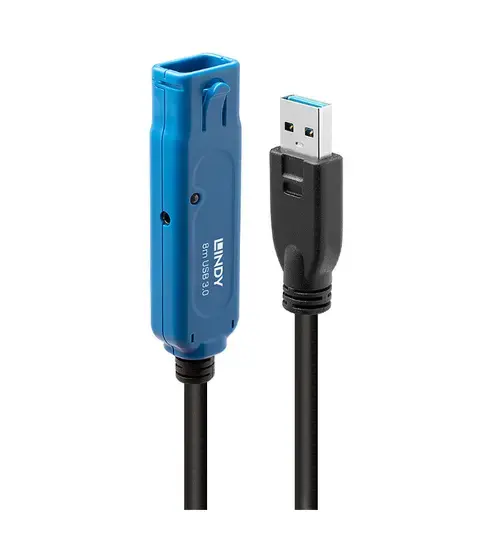 Cablu prelungitor USB 3.0 Activ Lindy LY-43158, 8m