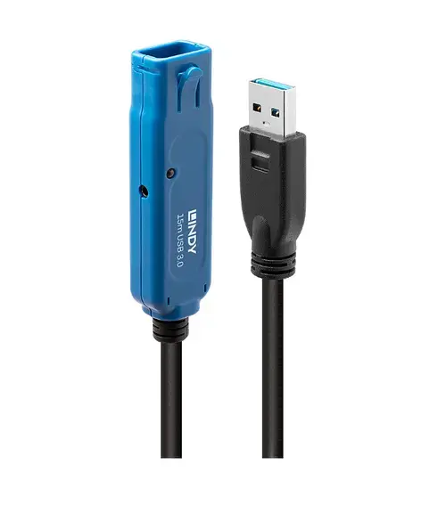 Cablu prelungitor USB 3.0 Activ Lindy LY-43229, 15m
