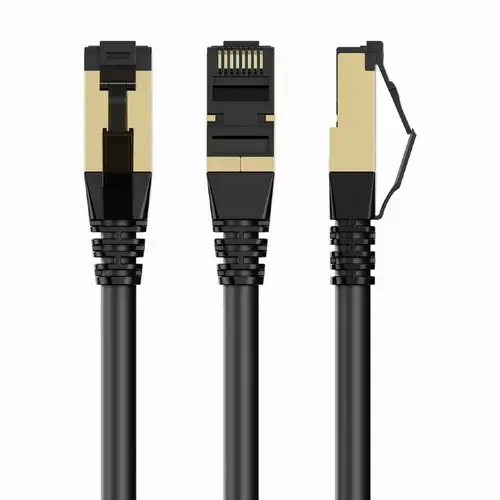 Cablu retea Gembird PP8-LSZHCU-BK-7.5M, S/FTP, Cat. 8, LSZH, 7.5m (Negru)