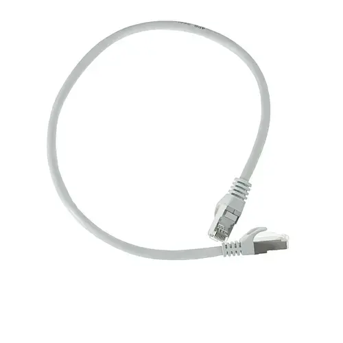 Cablu retea-patchcord CAT6 FTP Lanberg 43613, 2 X RJ45, lungime 50cm, AWG26, 10Gb/s-250MHz, de legatura retea, ethernet, Gri