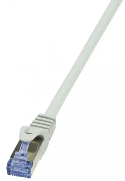 Cablu retea S/FTP LogiLink CQ4102S Cat7, LSZH, cupru, 600MHz, mufe RJ45 Cat6a, 15 m, AWG26, dublu ecranat (Gri)