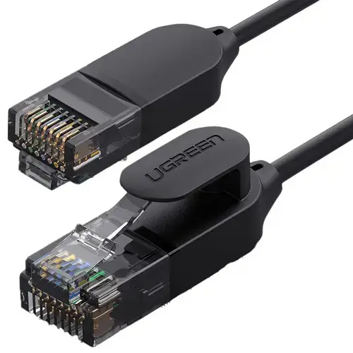 Cablu Retea UGREEN NW122, UTP, Cat6A, 5m, Negru