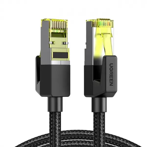 Cablu Retea UGREEN NW150, UTP, Cat7, 5m, Negru