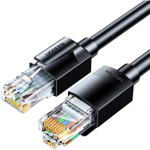 Cablu Retea UGREEN NW315, UTP, Cat6A, 1m, Negru