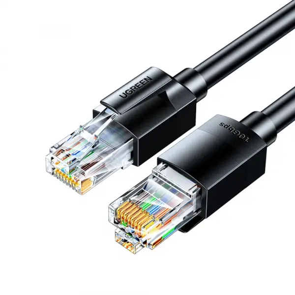 Cablu Retea UGREEN NW315, UTP, Cat6A, 20m, Negru