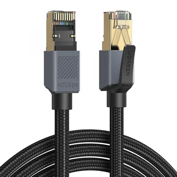 Cablu Retea UGREEN NW343, UTP, Cat8, 2m, Negru
