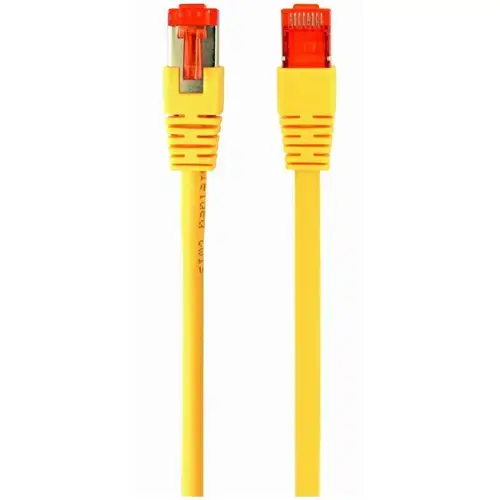 Cablu S/FTP GEMBIRD PP6A-LSZHCU-Y-5M, Cat6a, LSZH, 5 m (Galben)