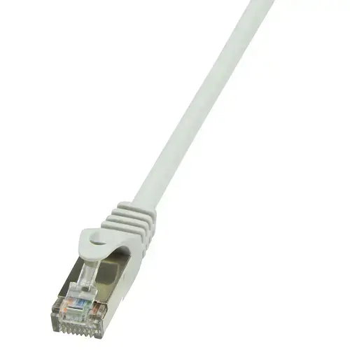 Cablu S/FTP LOGILINK Cat5e, cupru-aluminiu, 2 m, gri, AWG26, dublu ecranat CP1052D