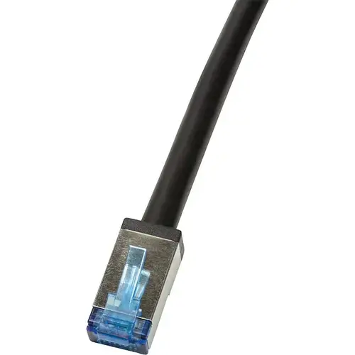 Cablu S/FTP LOGILINK Cat6a, cupru-aluminiu, 40 m, negru, AWG26, dublu ecranat CQ7133S