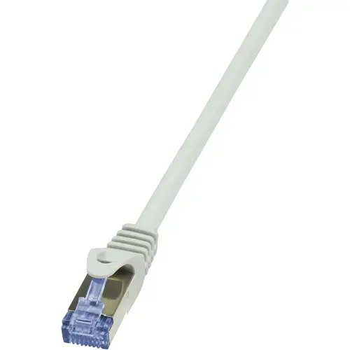 Cablu S/FTP LOGILINK Cat7, LSZH, cupru, 600MHz, mufe RJ45 Cat6a, 10 m, gri, AWG26, dublu ecranat CQ4092S