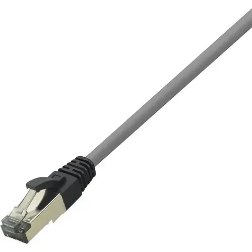 Cablu S/FTP LOGILINK Cat8.1, LSZH, cupru, 0.50 m, gri, AWG26, dublu ecranat CQ8022S