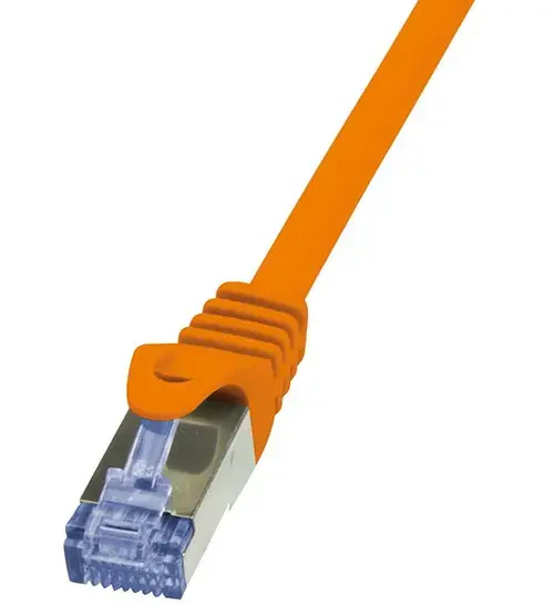 Cablu S/FTP LogiLink CQ3018S, Cat.6A, Patchcord (Portocaliu)