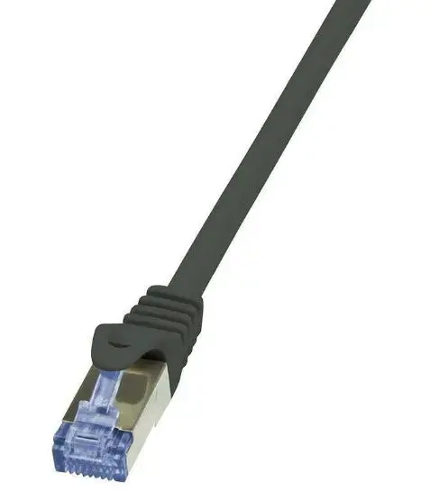 Cablu S/FTP LogiLink CQ3023S, Cat.6A, Patchcord (Negru)