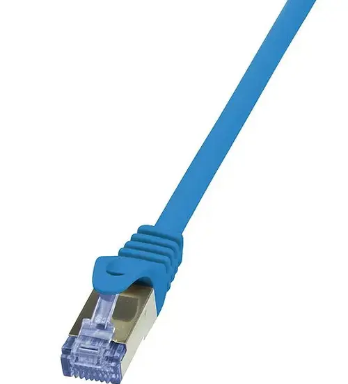 Cablu S/FTP LogiLink CQ3036S, Cat.6A, Patchcord (Albastru)