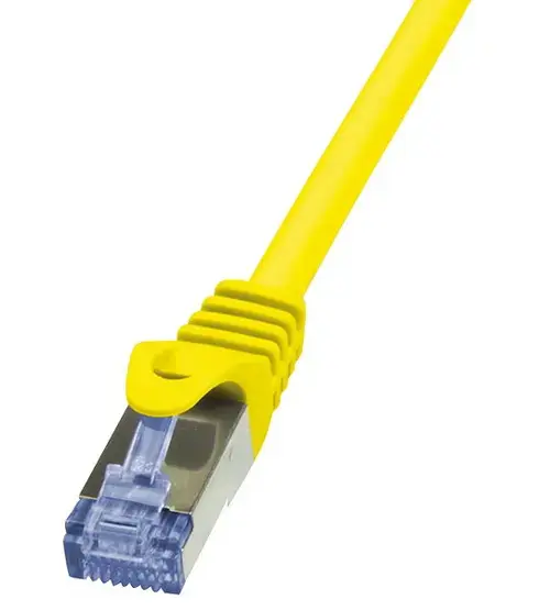Cablu S/FTP LogiLink CQ3037S, Cat.6A, Patchcord (Galben)
