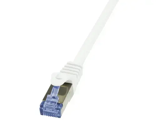Cablu S/FTP LogiLink CQ3071S, Cat.6A, Patchcord (Alb)
