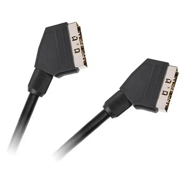 Cablu SCART–SCART Cabletech Standard 1,5 m, conectori auriti, dublu ecranat, KPO3961-1.5