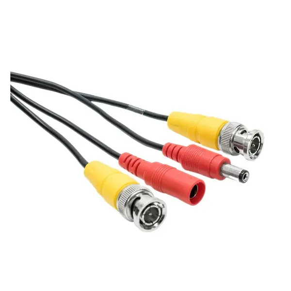 Cablu sertizat BNC + DC pentru camere de supraveghere, 20 metri