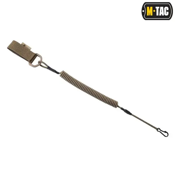 Cablu siguranta pistol M-TAC - COYOTE