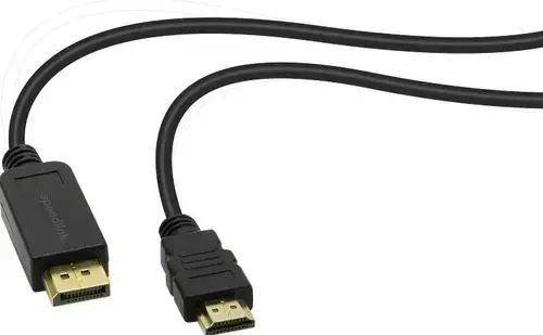 Cablu Speedlink SL-170015-BK, DisplayPort - HDMI, 1.8 m (Negru)
