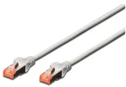 Cablu SSTP Digitus DK-1644-005, CAT.6, Patch, 0.5m (Gri)