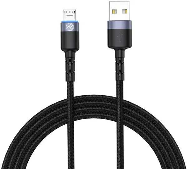 Cablu Tellur - TLL155353, USB-A/Micro USB, 1.2 m, negru