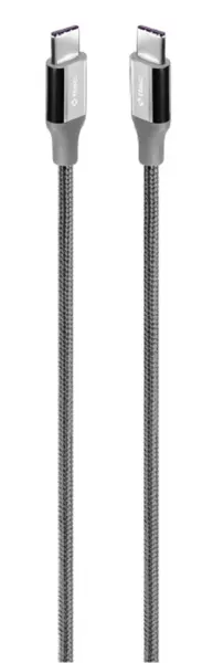 Cablu ttec - Data, USB-C/USB-C, 0.3 m, gri