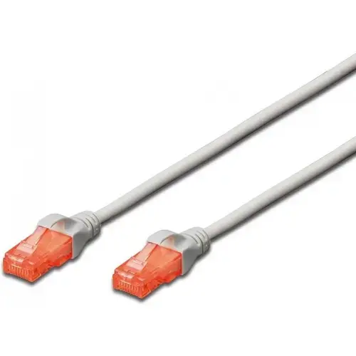 Cablu U / UTP Digitus Patch Cord, Cat. 6 Professional, Pvc, 2m, Gri