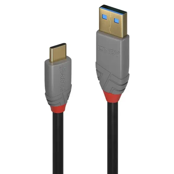 Cablu USB 3.2-A la tip C 5A/100W PD Anthra Line T-T 3m, Lindy L36919