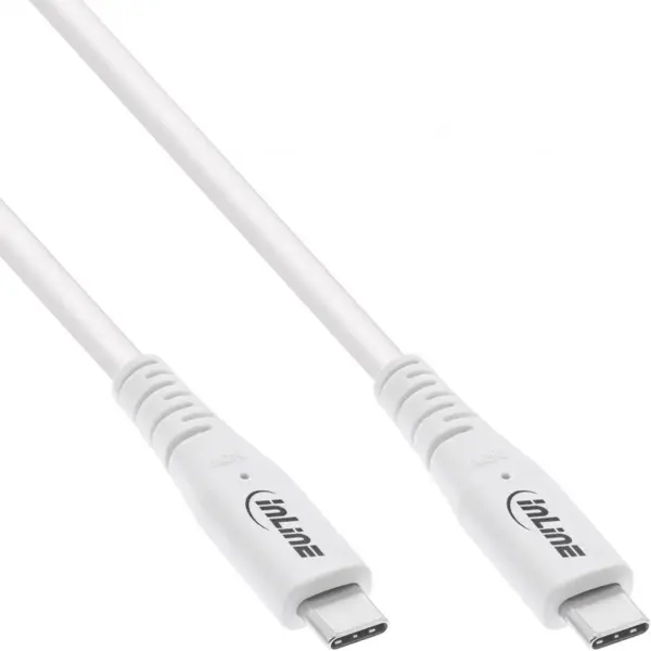 Cablu USB 4 type C 240W/8K60Hz T-T 1.5m Alb, InLine IL35904W