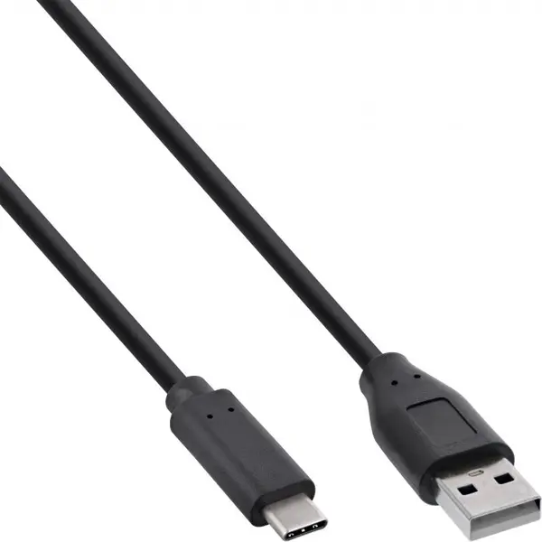 Cablu USB-A 2.0 la USB type C T-T 5m Negru, InLine IL35735
