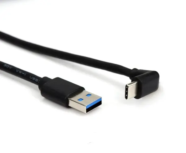 Cablu USB-A 3.2 la USB type C drept/unghi 2m, ku31cze2bk