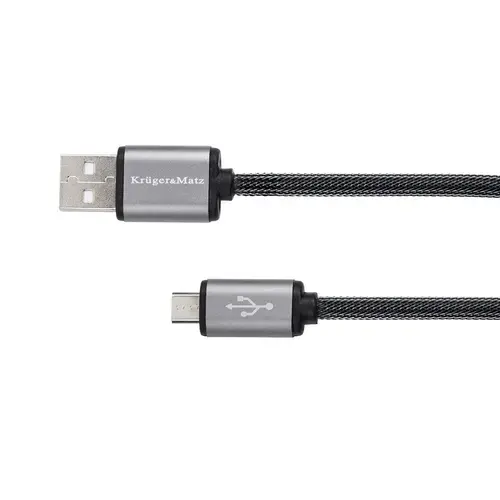 Cablu USB TATA - micro USB TATA OTG 0.2 M Kruger&Matz