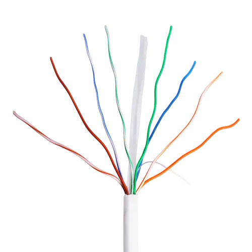 Cablu UTP cat. 6E cupru solid 100%, LSZH, certificare DCA, cutie 305 m, Uniview UV-UTP6-300-BC24AWG-DCA-B-W